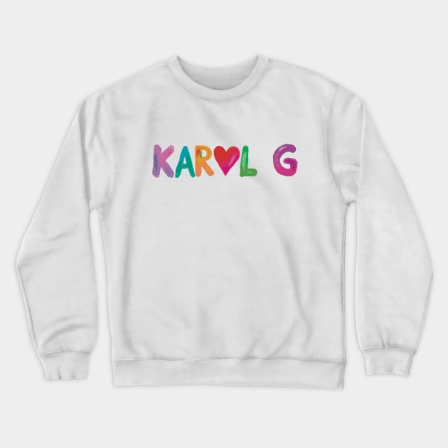 Karol G Mañana Será Bonito Crewneck Sweatshirt by liomal